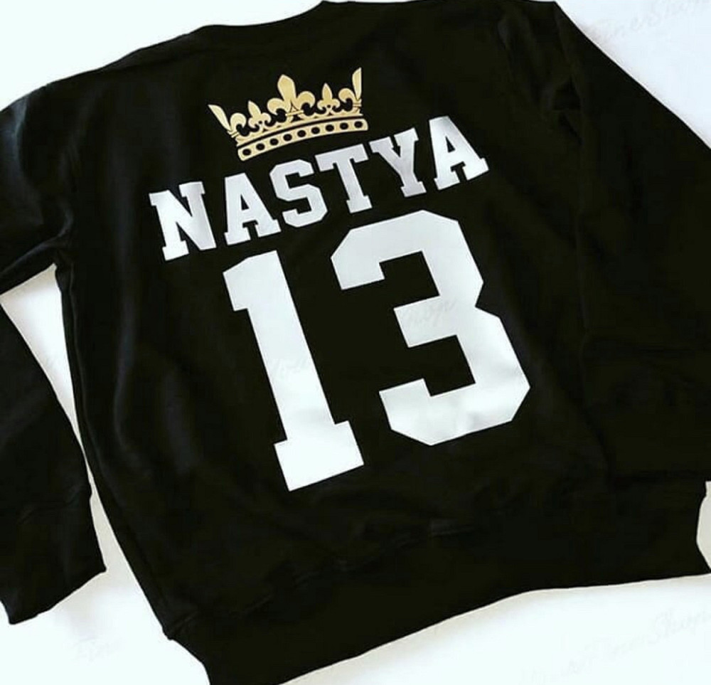 Черный женский именной Свитшот . Кофта . Реглан . толстовка Черновцы - изображение 1