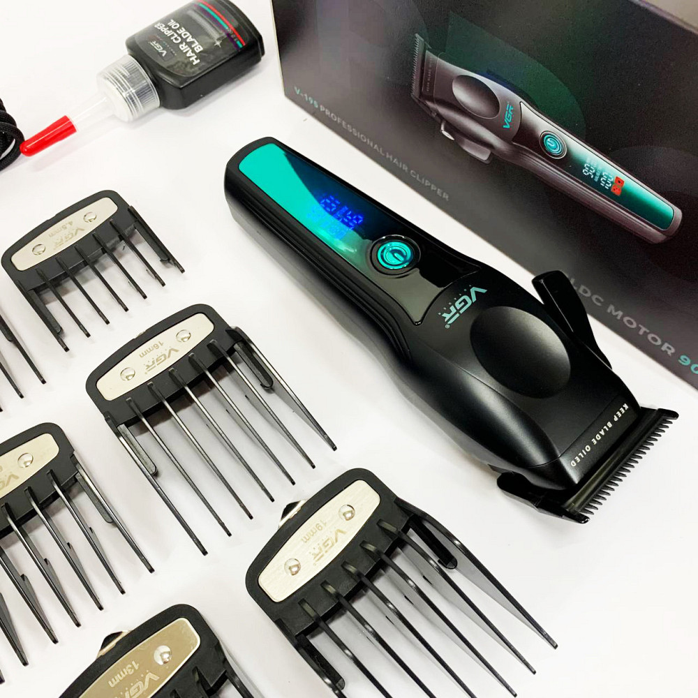 Електрична машинка для стрижки VGR, Електрична машинка з насадкою для бороди, Професійна електробритва EH-26 Київ - фото 6
