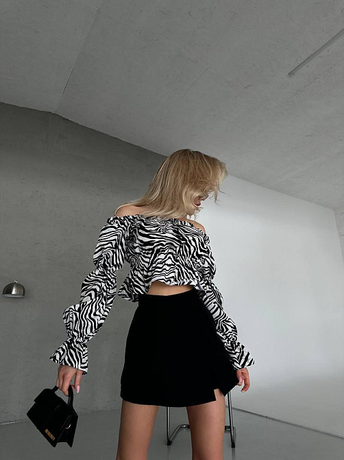 Жіноча базова мініспідниця-шорти костюмка Чорний, 42/44 Одеса - фото 1