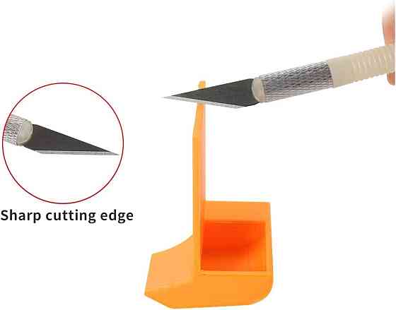 Набор ножей для дерева и кожи в кейсе, 3 ножа и 13 лезвий Киев