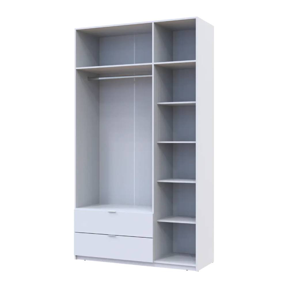 Шкаф для одежды Doros Лукас Белый 3ДСП 135х50х240 DRS-011652 (80737800) Львов - изображение 4