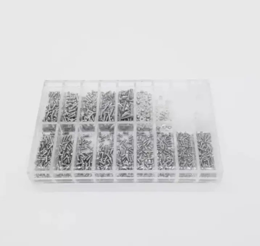 Набір інструментів гайок, шайб для ремонту окулярів і годинника, 2000 шт. Вінниця - фото 3