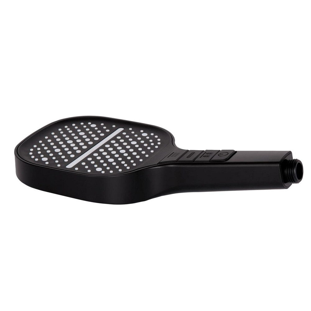 Лейка для ручного душа Qtap Rucni 130x130 мм QTRUC125BLM45957 Black Matt Київ - фото 3