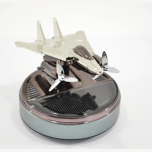 Ароматизатор для автомобиля Истребитель В1 на солнечной батарее Серебристый Винница - изображение 3