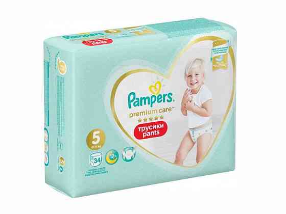 Підгузки-трусики Premium Care Pants 5 12-17 кг 34 шт ТМ Pampers Київ