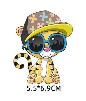 Наклейка для одежды термо детская Тигренок Киев - изображение 1