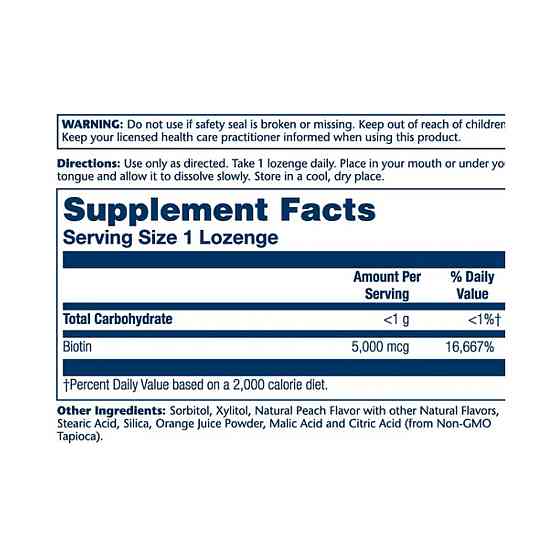 Биотин для роста волос,ресниц и бровей Solaray Biotin 5000mcg 60 vcaps персик клубника банан Киев