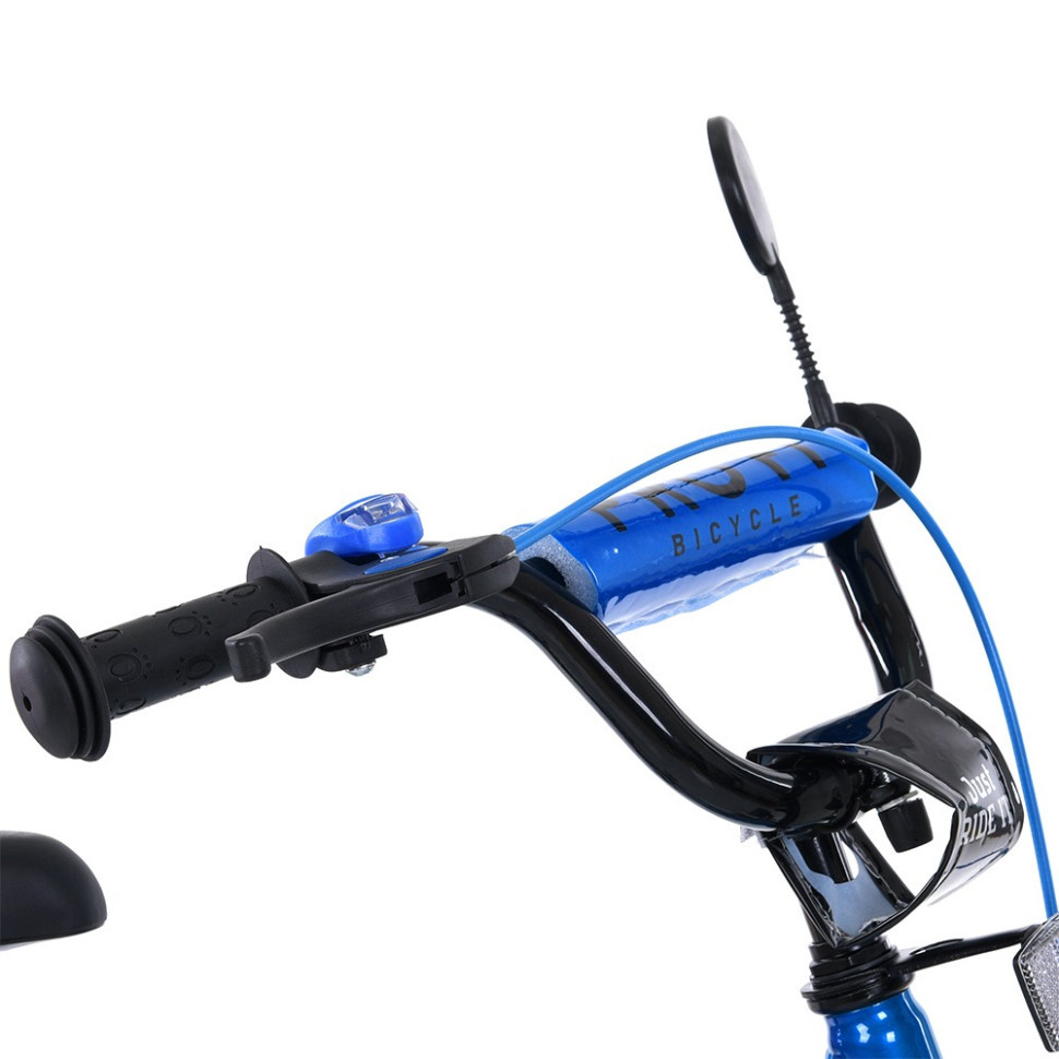 Велосипед дитячий MB 16022-1, 16 дюймів, синьо-білий Вінниця - фото 3