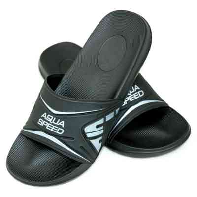 Шльопанці Aqua Speed Dakota 516-07 чорний, сріблястий 42 (5908217668073) Вінниця