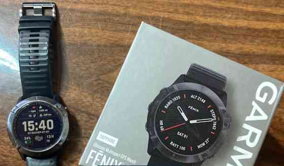 Смарт- часы Garmin Fenix 6x Sapphire в кольорі Carbon Gray Киев