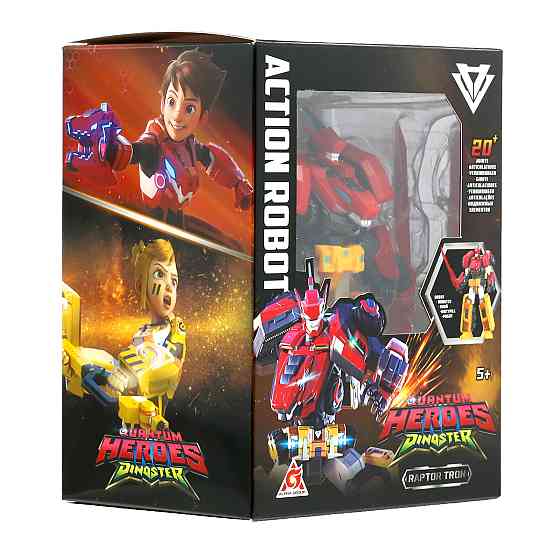 Фігурка Dinoster - Раптор Трон (12,7 см, з аксес.) Дніпро