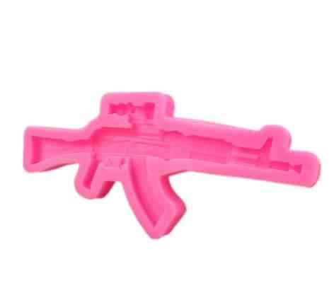 Молд силиконовый Автомат 162 на 69 мм розовый Киев