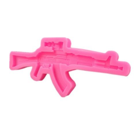 Молд силиконовый Автомат 162 на 69 мм розовый Киев - изображение 4