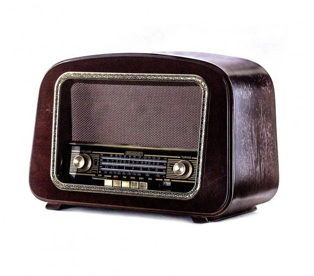 Ретро радіо програвач Daklin Європа з підсвічуванням дерево Горіх (RP-050A) Вінниця - фото 3