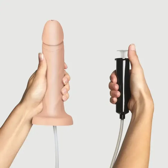Фалоімітатор, що кінчає Strap-On-Me Squirting Cum Dildo Realistic Flash, діам. 3,9 см, силікон Львів