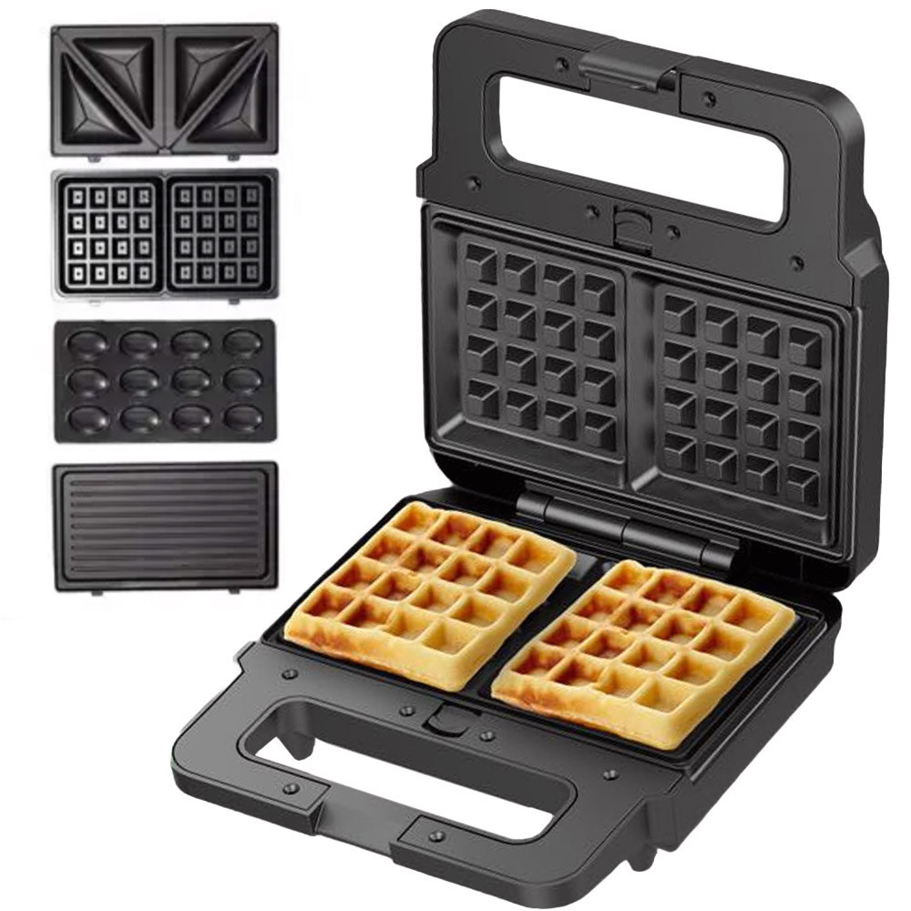 Сендвічниця 4в1 зі знімними пластинами,2200Вт,Zepline ZP-801 SBR Київ - фото 1