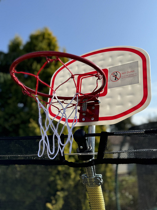 Батут WCG 187 см з внутрішньою захисною сіткою та LED підсвіткою 6FT (W-0603) Київ - фото 2