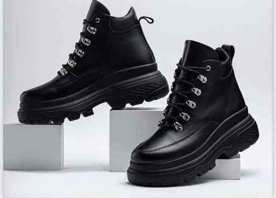 Черевики жіночі RONE SONY-3 чорні (зима, шкіра натуральна) (4273) 40 Коломыя