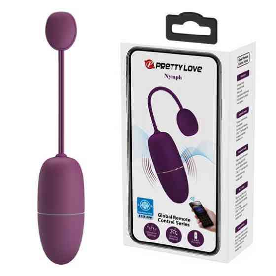 Виброяйцо - Pretty Love Nymph Vibrating Egg Dark Purple (App) Sex Aura Киев