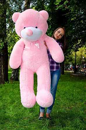 М'яка  іграшка подарунок на 8 березня плюшевий ведмедик Рафаель 160 см Рожевий Тернопіль
