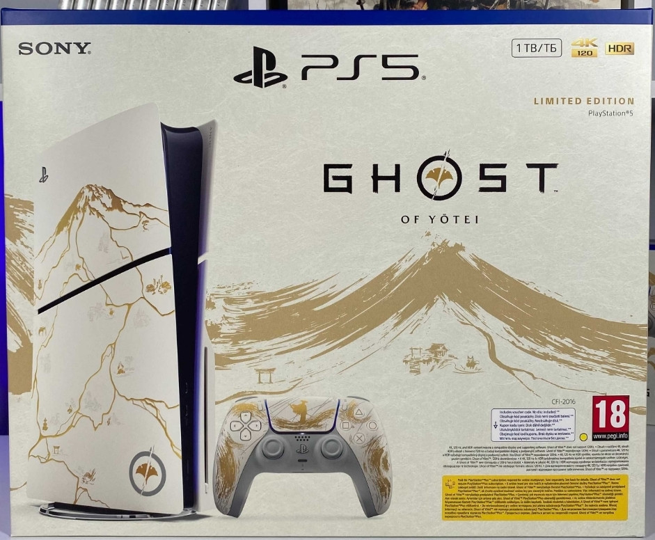 Консоль PlayStation 5 Slim Blu-ray Лімітоване видання + Ghost of Yotei. Київ - фото 6