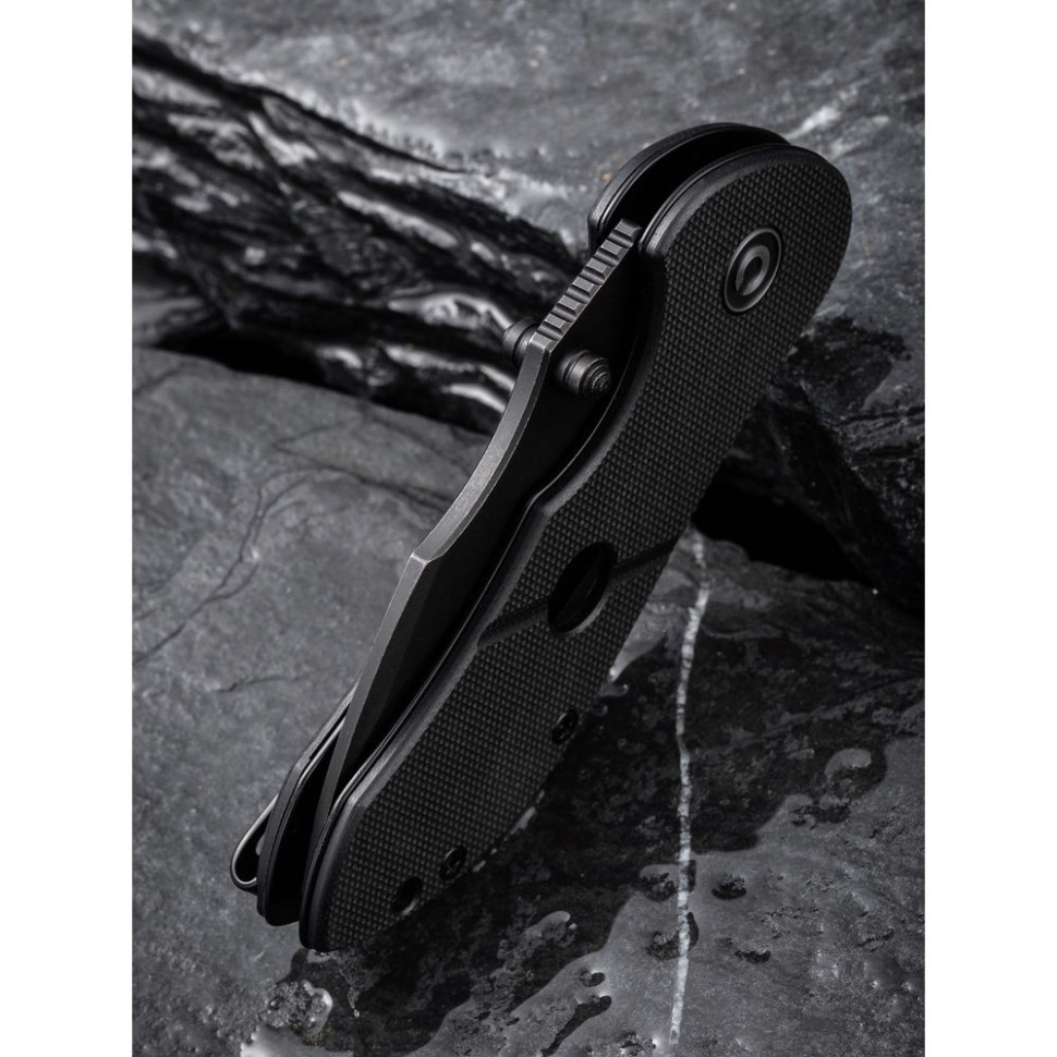 Ніж складаний кишеньковий Civivi Gordo, (6.4 см) D2 / G10 чорний Киев - изображение 15