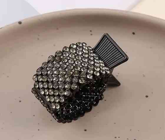 Затискач для волосся Чорний Сміла