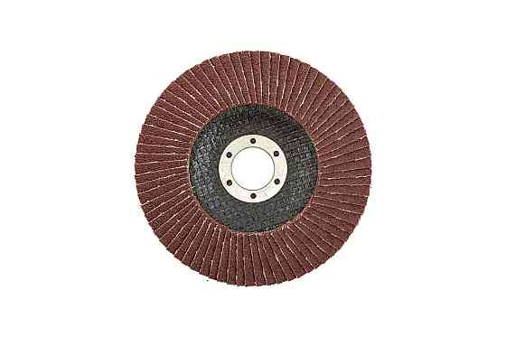 Диск шліфувальний пелюстковий MASTERTOOL Т27 зерно 80 125×22 мм 08-2208 Коломия