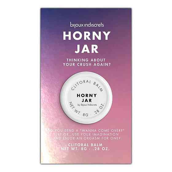 Бальзам для клитора Bijoux Indiscrets Horny Jar (Дрожи от удовольствия), разогревающий Sex Aura Киев