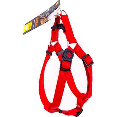 Шлея для собак GimDog Harlem X нейлон 2.0х53-77 см червона (8009632059075) Вінниця