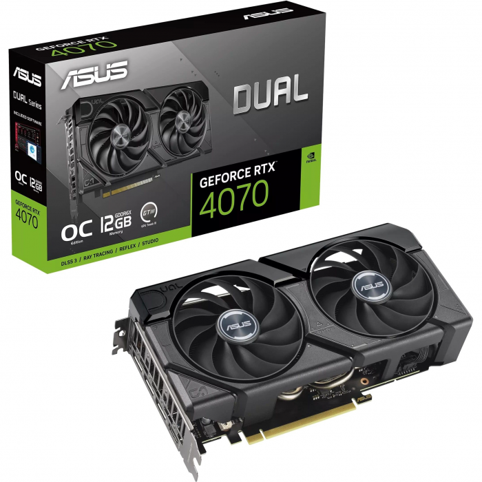 Відеокарта ASUS GeForce RTX 4070 Super Dual 12GB Луцьк - фото 1