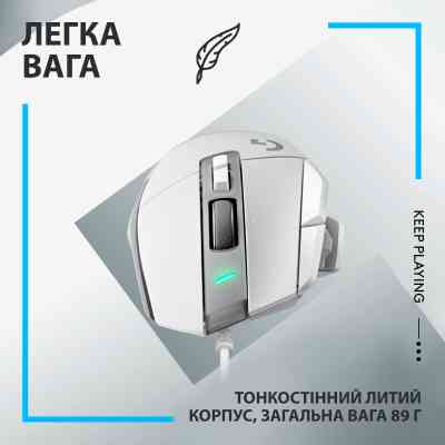 Мишка Logitech G502 X USB White (910-006146) Вінниця