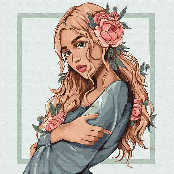 Картина за номерами "Весняна квітка" KHO8411 40х40 см Вінниця