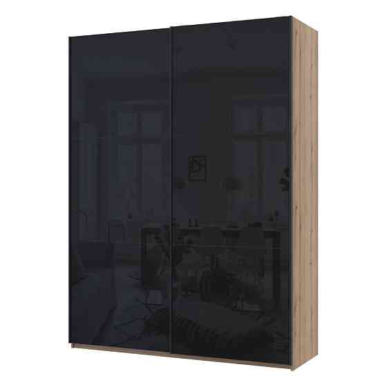 Шафа купе Doros G-Caiser Дуб Евок 2 Стекла / 3 частини 180х60х240 (DRS-011574) Львів