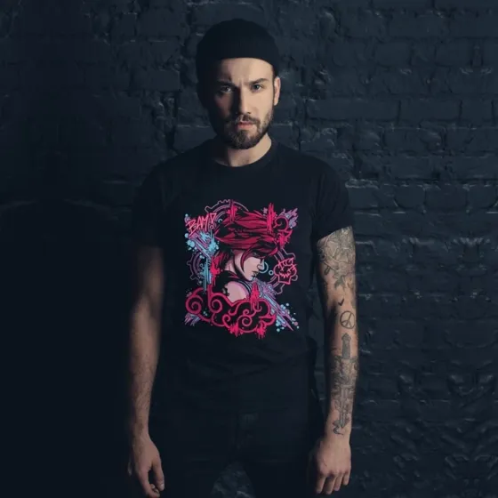 Футболка чоловіча з  принтом Arcane VI Розмір 48 Anime0866 Дніпро