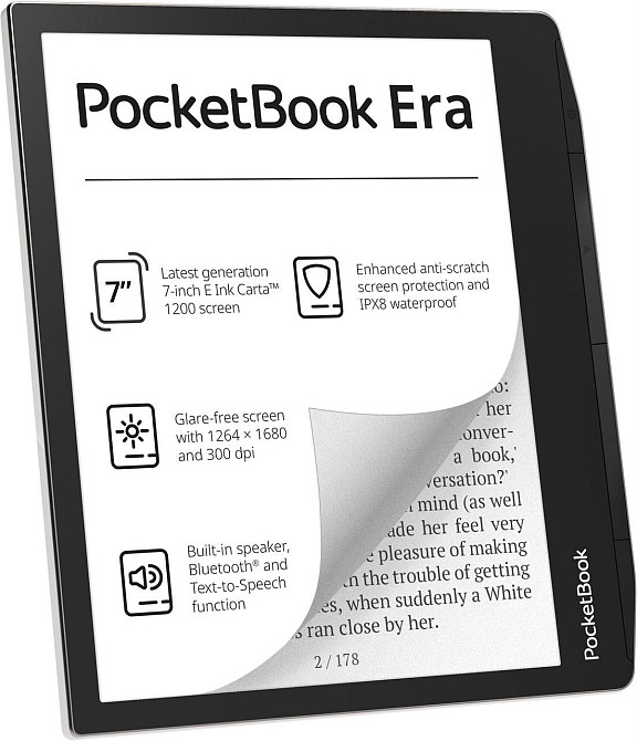 Електронна книга PocketBook 700 Stardust Silver (PB700-U-16-WW) ( Сірий ) Харьков - изображение 3