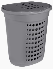 Кошик для білизни 60л сірий Алеана Житомир - фото 1