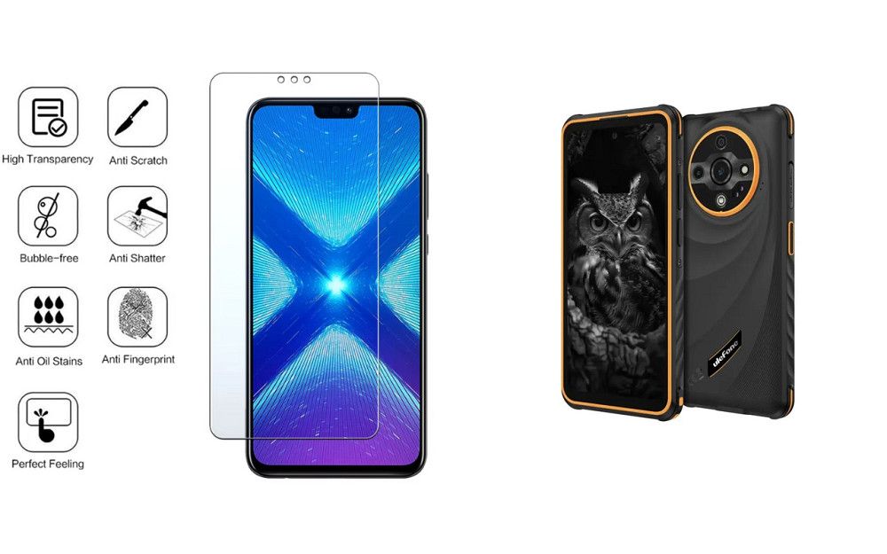 Защитное стекло NeoGlass для Ulefone Armor X31 Pro – ультрапрозрачное и устойчивое Киев - изображение 4