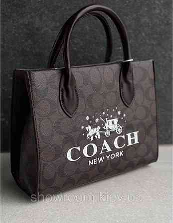 Жіноча коричнева сумка Coach (6612) Київ