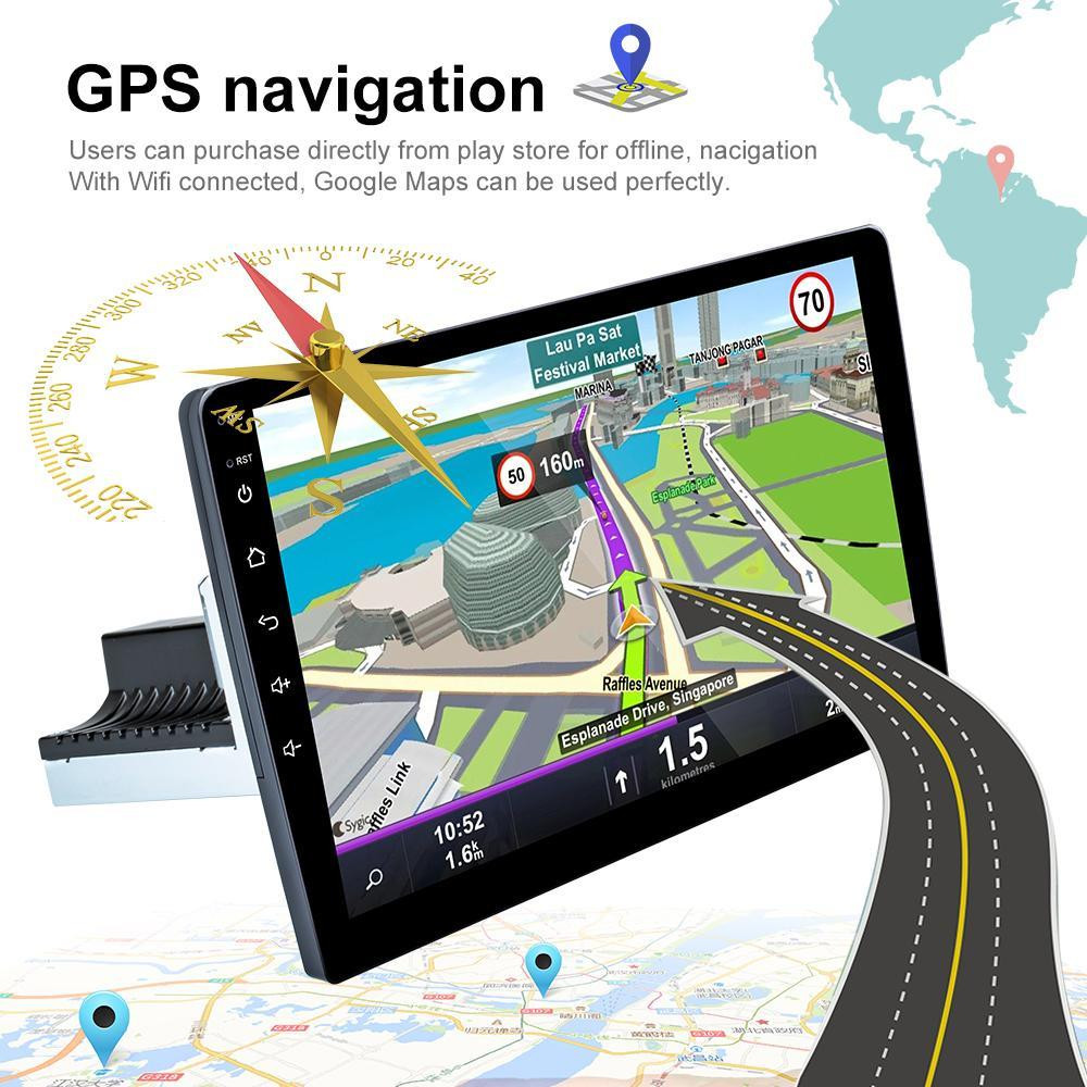 Мультимедійна 1DIN автомагнітола 9012A Android з GPS-навігацією, Wi-Fi, Bluetooth, сенсорним 8" HD-екраном Одеса - фото 2