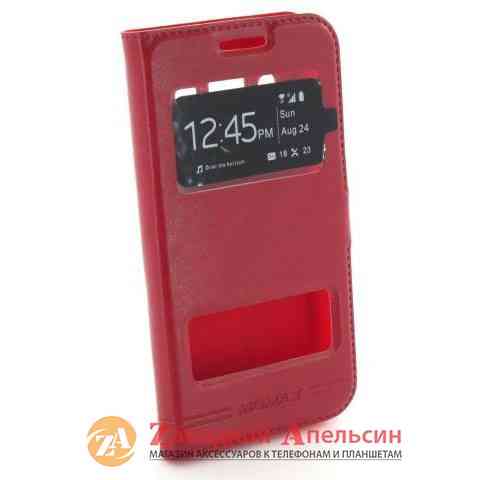 Чехол книга Samsung J2 J200 Smart Case red Одесса