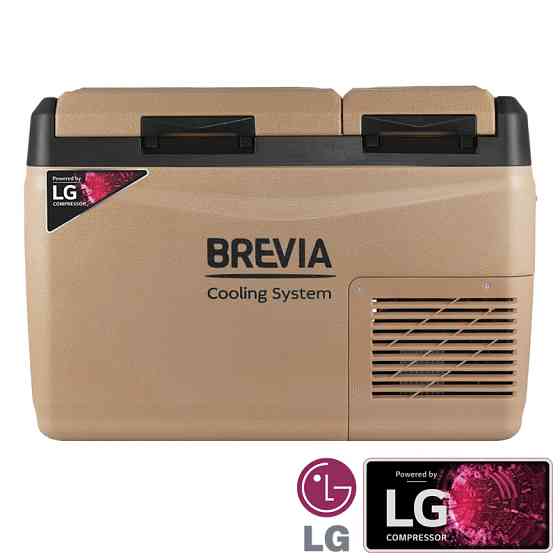 Холодильник автомобильный Brevia 31л (компрессор LG) двухкамерный 23335 Львов