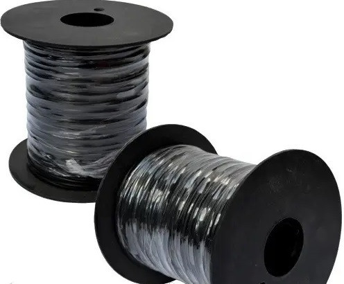 Упаковочная проволока в ПВХ изоляции чёрная, на пластиковой катушке - 250м Полтава - изображение 1