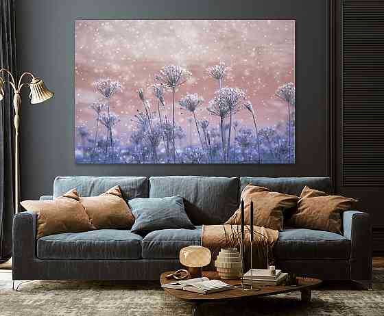 Картина холст в гостиную / спальню   Квіти    MLP_227 90х180см Киев