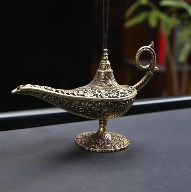 Винтажный металлический держатель для благовоний 