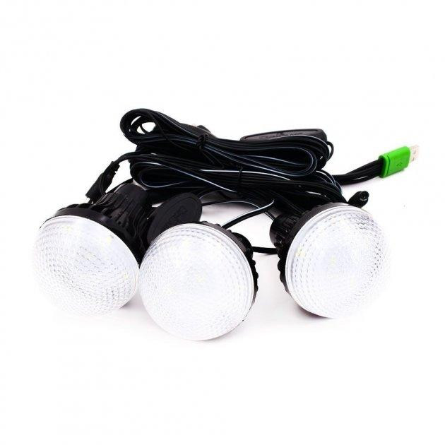 Комплект для освітлення на сонячних батареях CClamp CL-03 30W + ліхтар + лампи + Power Bank Вінниця - фото 7