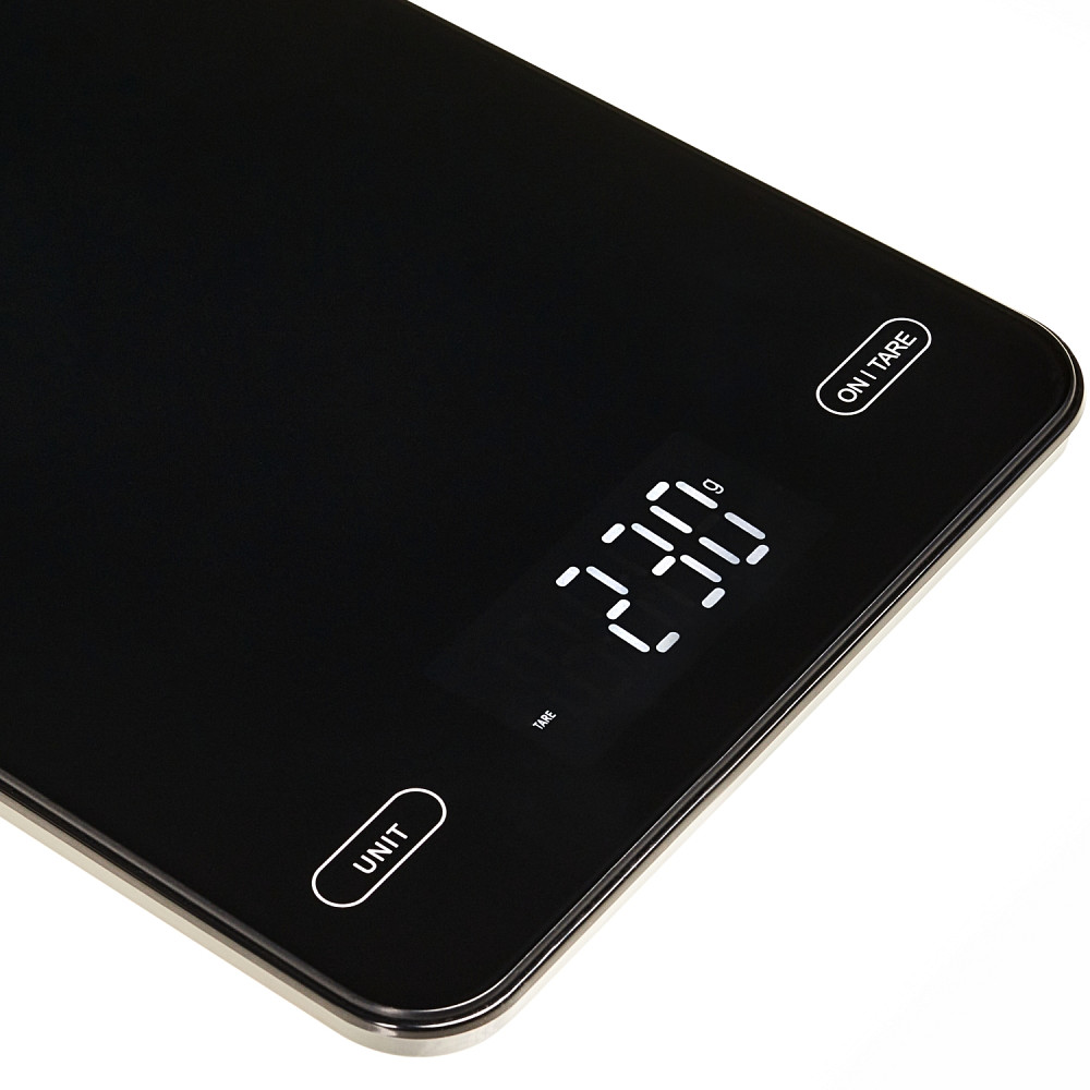 Ваги кухонні Adler AD 3177 black електронні/ 10кг/ г; мл, унція/ USB type C/ автовимкнення/ скло Вінниця - фото 4