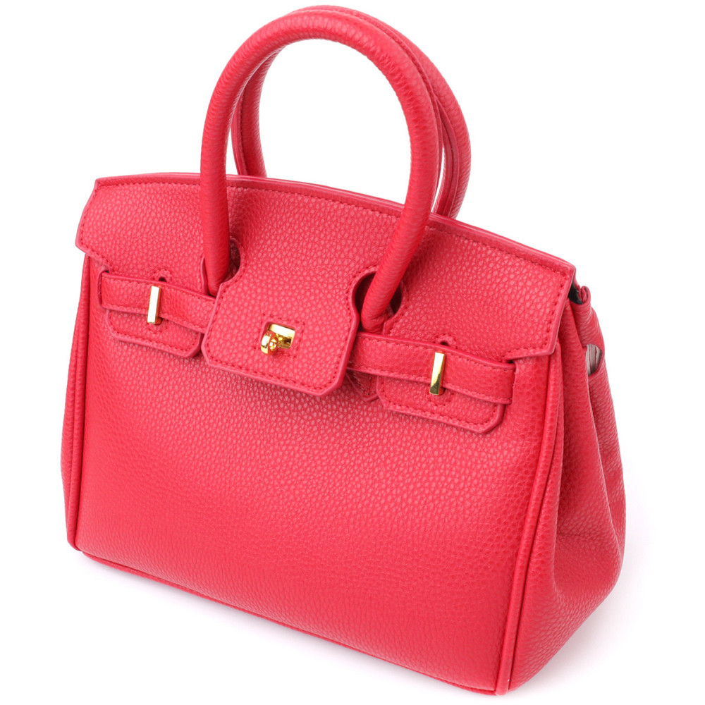 Стильна жіноча сумка з екошкіри Vintage sale_15153 Червоний Київ - фото 1