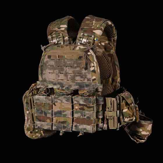 Тактическая плитоноска М6 с комплектом подсумков (без плит) Мультикам Киев
