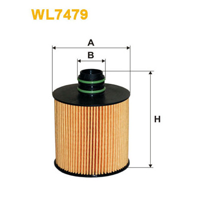 Фільтр масляний Wixfiltron WL7479 Вінниця - фото 1